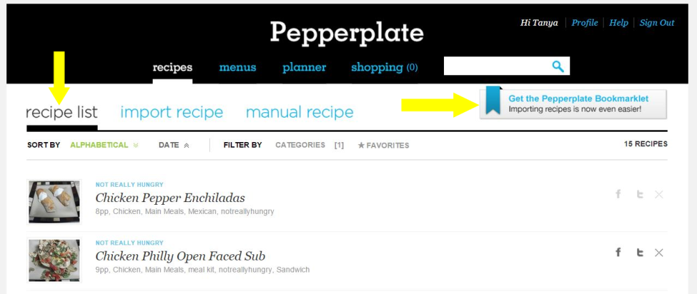Pepperplate Bookmarklet 1